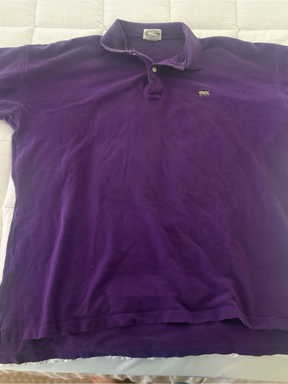 Quality Vintage Britches Great Ourdoors Purple Polo Shirt